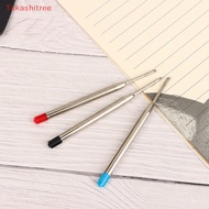 (Takashitree) 10pcs Ballpoint Pen Refills For Parker Pens Medium Point Blue Red Black Ink Rods For Wrig Office Stationery