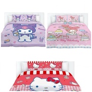 Momento Authentic Licensed Pattern Bed Sheet 6 Feet + Duvet 70X90 Inches