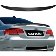 SCITOO Black Carbon Fiber Rear Spoiler Wing fit for BMW 335xi/ 328xi/ 328i/ 328i Drive/ 335i/ 335i x