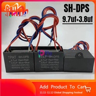 XZ Panasonic Washing Machine Capacitor 9.7 UF+3.8 UF 4-Wire Capacitor