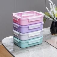 3-Separated Lunch Box HOW TO Be Removed With Transparent Lid Food Grade Plastic Material BPA Free uk