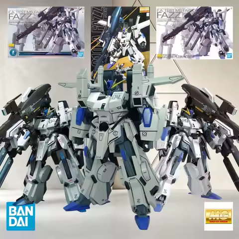 Bandai MG FAZZ & Enhanced ZZ Ver.Ka Series Standard Titanium Metallic White Gray Blue Heavy Full Arm