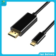 LanLan USB C To DisplayPort Cable Adapter High Resolution 4K 60Hz Connector For Desktop Laptop Projector Monitor 1.8M
