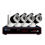 EAGLE EYE ชุดกล้องวงจรปิด 4 ตัว EAGLE EYE รุ่น EG-4NVRWL01 สีขาว 3MP