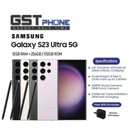 Samsung Galaxy S23 Ultra 5G (12GB+256GB) (12GB+512GB) (Original Malaysia Set) With Premium Gift