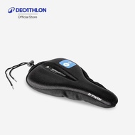 Decathlon 500 Saddle Cover Memoryfoam-Size L Foam Model 500-Black Bicycle Seat Bicycle Accessories