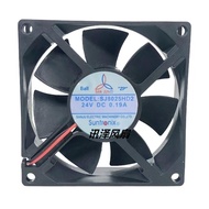 [Cooling Fan] Brand New Taiwan Sanju SJ8025HD1 SJ8025HD2 8025 DC12V 24V Ball Cooling Fan