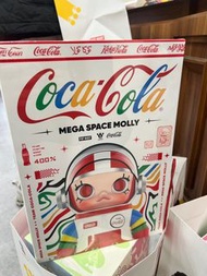 MEGA Space Molly Coca Cola 400% pop mart可口可樂