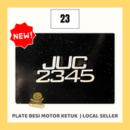 PLATE BESI MOTOR KETUK/ BESI MOTOR NUMBER/ NO PLATE MOTOR