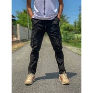 Unisex Seluar Cargo 6Pocket Premium Quality Lelaki dan perempuan Long Six Pocket Slack pants