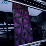 OPENMALL 2Pcs Car Stickers B Pillar Center Column Covers DIY Scratch Resistant Decoration Sticker Wa