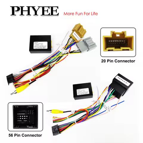 56Pin 20Pin Harness CAN Bus Decoder, SWC Retention, P&P 16Pin Android Adapter, for Opel Grandland X 