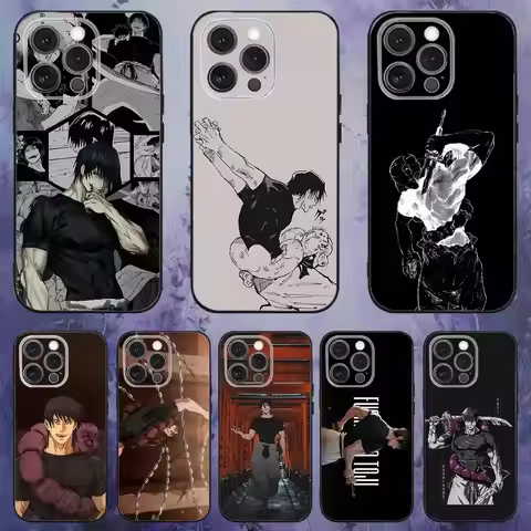 Toji Fushiguro J-Jujutsu Kaisen Phone Case For iPhone 17,16,15,14,13,12,Pro,Max,Plus,E,SE4,Air,Mini 