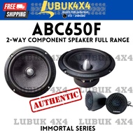 [ABC650F]Audiobahn 2-Way Component Fullrange Speaker