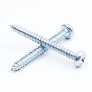 Hardened Self-Tapping Pan Head Screws Self-Tapping Screws Round Head Galvanized Quenched Phillips Cr