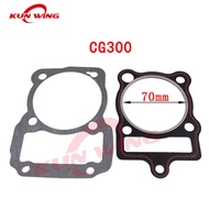 LY Cyder Gasket Set Top End Para Sa SHEN Cg300 CG 300 Bore Diameter 70Mm Parts Ng Motorcycle Engine