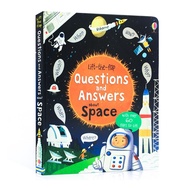 Usborne Book for Begginer Kids Toddler Lift The Flap Questions and Answers about Space Childrens Activity Books Interactive Knowledge English Reading Book for 3-6 Years Old Birthday Gifts หนังสือเด็ก หนังสือเด็กภาษาอังกฤษ หนังสือ