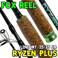 คันหน้าดิน หมาป่ากราไฟท์ FOX REEL Ryzen Plus Line wt. 15-35 lb. Lure wt.: 80-150 G.