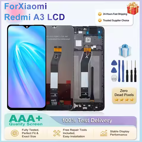 6.71" IPS Screen For Xiaomi Redmi A3 LCD 23129RN51X Display Touch Panel Digitizer For Redmi A3 LCD 2