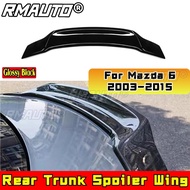 For Mazda 6 2003-2015 Rear Trunk Spoiler Wing Rear Roof Wing Rear Trunk Spoiler Body Kit Car Accesso