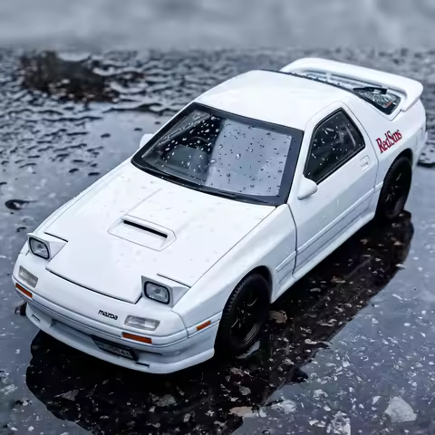 1:24 RX7 FC3S Alloy Sports Car Model Diecast Metal High Simulation Miniature Holiday Present And Hom