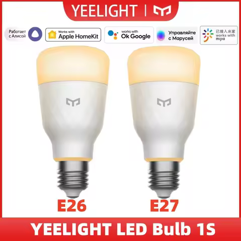 Yeelight LED Bulb 1S E26/E27 Warm Light Adjustable Brightness WiFi Voice Control Smart Light For Hom