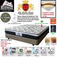 Dr. Euro Care Coconut Fibre Hybrid Synthetic Latex Fibre Plush Mattress / Tilam (12 Years Warranty) 