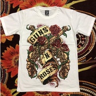 NTS GUNS N'ROSES White Edition Original New Type System T-Shirt