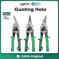 MONAKE German Tools Steel Holo Scissors Aviation Snip Light 10inch Hollow Zinc Multipurpose Viation 