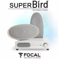 FOCAL superbird 2.1 喇叭及擴大機，送藍芽接收器、立架、桌架。