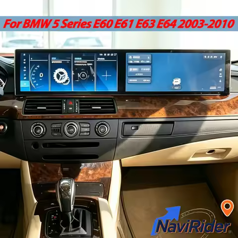 21" Dual Screen Android Multimedia Player For BMW 5 Series E60 E61 E63 E64 2003-2010 CCC CIC Navigat