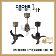 [INSTALLATION] Bestar Dino 16″ Corner Ceiling Fan, Available in Transparent, Black And Wood