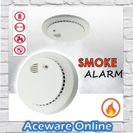 9V Photoelectric Wireless Wall-mounted Smoke Alarm Fire Alarm Smoke Detector Sensor Battery Operated