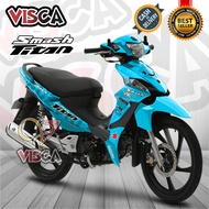 Decal Smash Titan Full Body Stiker Smash Full Body Stiker Motor Smash Titan Variasi Full Body Stripi