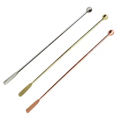 Stainless Steel Coffee Stir Stick Juice Rio Cocktail Drink Stirring Mixer Sticks Wedding Party Bar M