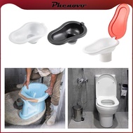 [Phenovo] Construction Site Portable Toilet Urinal for Emergency Work 15.7x9.4x6.3 Inch Easy to Inst