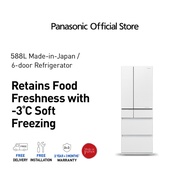 Panasonic Premium Made in Japan MIJ 6-Door Refrigerator NR-F603GT-WS Brand new and authentic