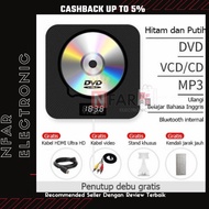 Portable CD Player Bluetooth Mountable Wall DVD Player Pemutar CD DVD