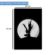 Death Note Anime Wooden Poster/ Wooden Wall Decoration Death Note Anime Poster