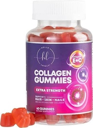▶$1 Shop Coupon◀  Collagen Peptides Gummies for Women &amp; Men - Collagen Protein with Biotin, Extra St