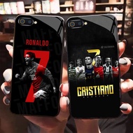 HK-24 football star RonaldoGlass GLASS Casing for OPPO Realme A3S A5 A12E C2s C2 C1