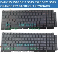 Dell G15 Gaming 5510 5511 5515 5520 5521 5525 RGB backlight Gaming Laptop Keyboard
