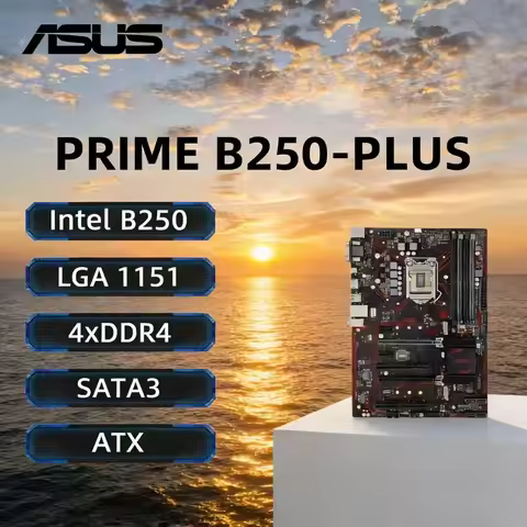 ASUS PRIME B250-PLUS Motherboard LGA1151 Support i7 7700K 6700K i5-7600K 6500 i3-7350K 6300 CPU Inte