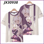SY3 Uma Musume Pretty Derby Biwa Hayahide Cosplay Outfit Summer T-Shirt YS3