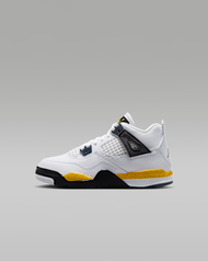 Jordan 4 Retro 'Tour Yellow' Younger Kids' Shoes