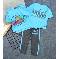 6- 11 Tahun Adidas Boy Puma Boy Nike Boy Budak Lelaki Baju Budak Perempuan Sport Set Kids 7 8 9 10 1