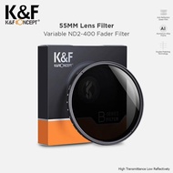 Lenz- Knf Concept 55Mm Lens Filter Variable Nd2-400 Fader Filter K&F Concept
