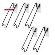 5Pcs Picture Frame Easel Bracket Stainless Steel Picture Frame Bracket with Self-Adhesive Picture Fr