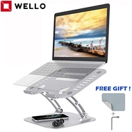 WELLO Dudukan Laptop / Laptop Stand / Laptop Holder Portable - Metal