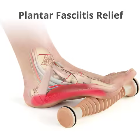 Wooden Massager Body Back Wooden Foot Roller, Foot Massager for Plantar Fasciitis, Stress Relief, Re